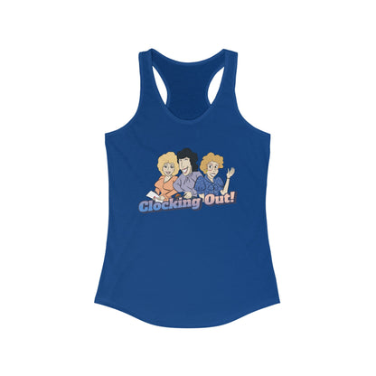 Woke & Whimsical | Women's Ideal Racerback Tank - Tank Top | A quirky, joy-filled design from Have Fun Spread Joy.
