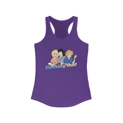 Woke & Whimsical | Women's Ideal Racerback Tank - Tank Top | A quirky, joy-filled design from Have Fun Spread Joy.