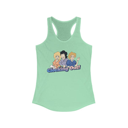 Woke & Whimsical | Women's Ideal Racerback Tank - Tank Top | A quirky, joy-filled design from Have Fun Spread Joy.