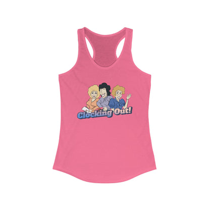 Woke & Whimsical | Women's Ideal Racerback Tank - Tank Top | A quirky, joy-filled design from Have Fun Spread Joy.