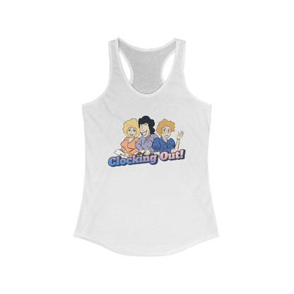 Woke & Whimsical | Women's Ideal Racerback Tank - Tank Top | A quirky, joy-filled design from Have Fun Spread Joy.