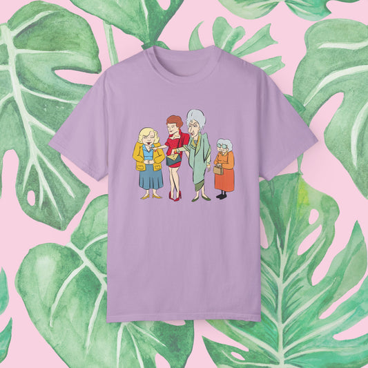 Golden Girls Illustrated | Unisex Garment-Dyed T-shirt