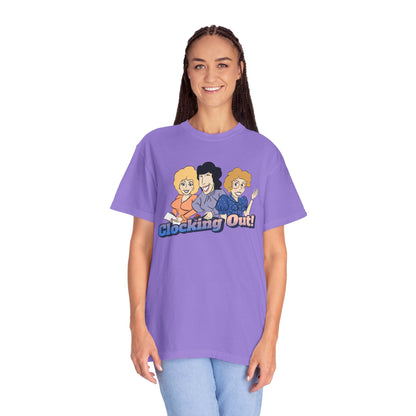 Working 9 to Fabulous | Unisex Garment-Dyed T-shirt - T-Shirt | A quirky, joy-filled design from Have Fun Spread Joy.