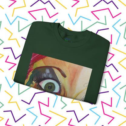 All Through the Sweatshirt | Unisex Heavy Blend™ Crewneck Sweatshirt - Sweatshirt | A quirky, joy-filled design from Have Fun Spread Joy.