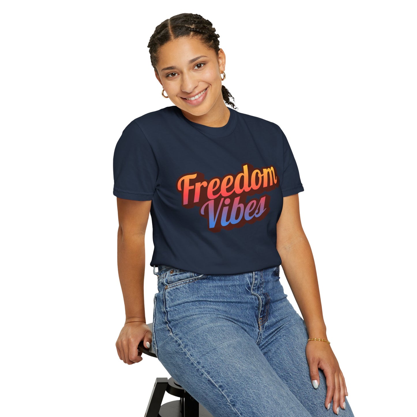 Freedom Vibes | Unisex Garment-Dyed T-shirt