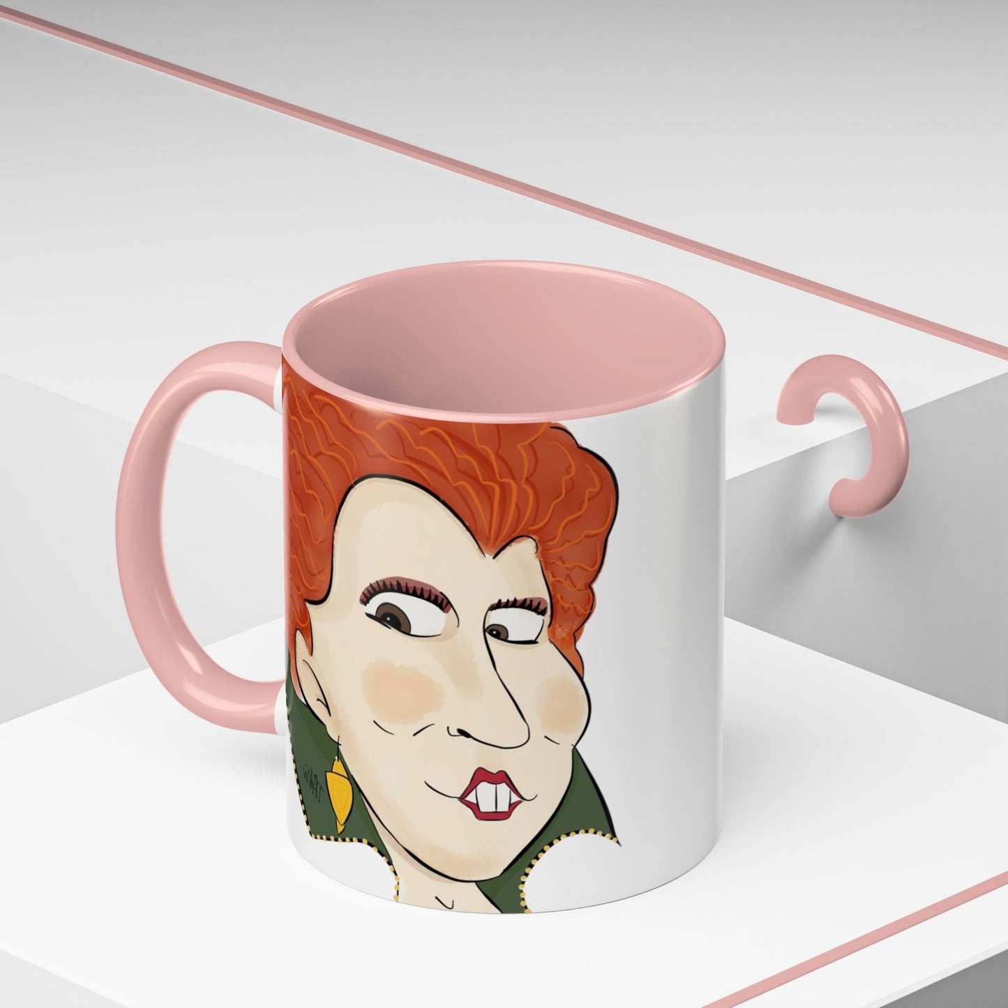 Illustrated Winifred Sanderson-Inspired Coffee or Tea Mug (11, 15oz)