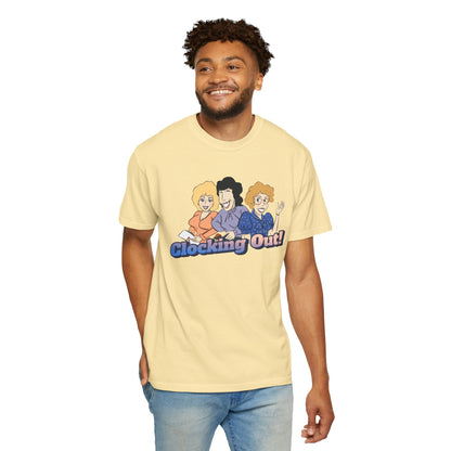 Working 9 to Fabulous | Unisex Garment-Dyed T-shirt - T-Shirt | A quirky, joy-filled design from Have Fun Spread Joy.