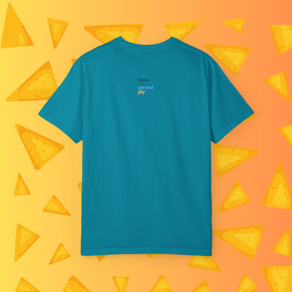 Queso Slut Tee | Unisex Garment-Dyed T-shirt - T-Shirt | A quirky, joy-filled design from Have Fun Spread Joy.