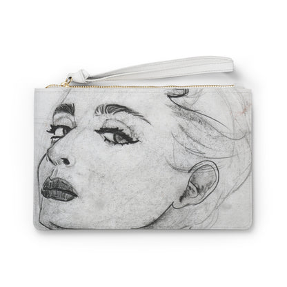 Living in a Material Clutch Bag - Bags | A quirky, joy-filled design from Have Fun Spread Joy.