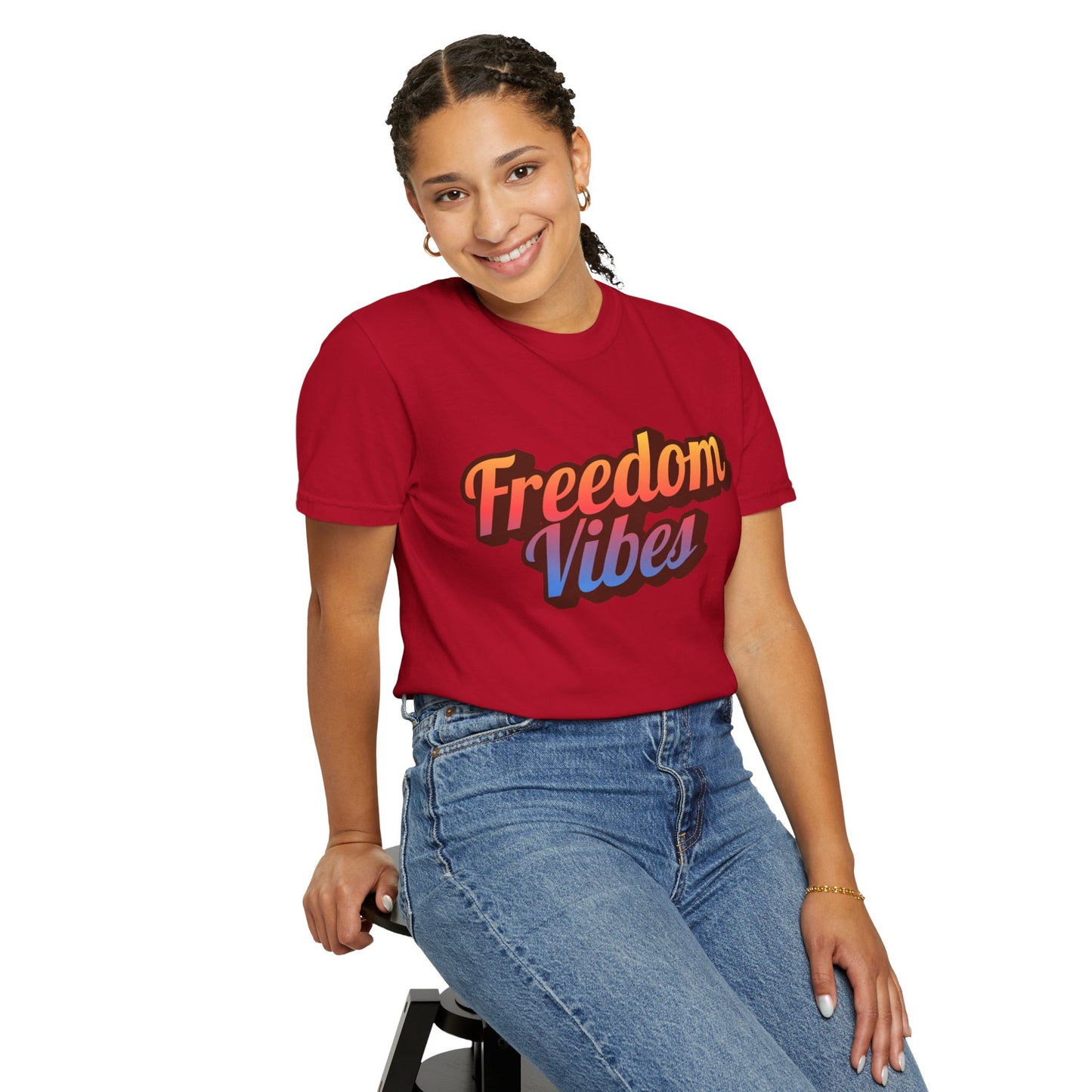 Freedom Vibes | Unisex Garment-Dyed T-shirt