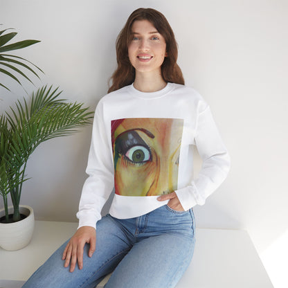 All Through the Sweatshirt | Unisex Heavy Blend™ Crewneck Sweatshirt - Sweatshirt | A quirky, joy-filled design from Have Fun Spread Joy.