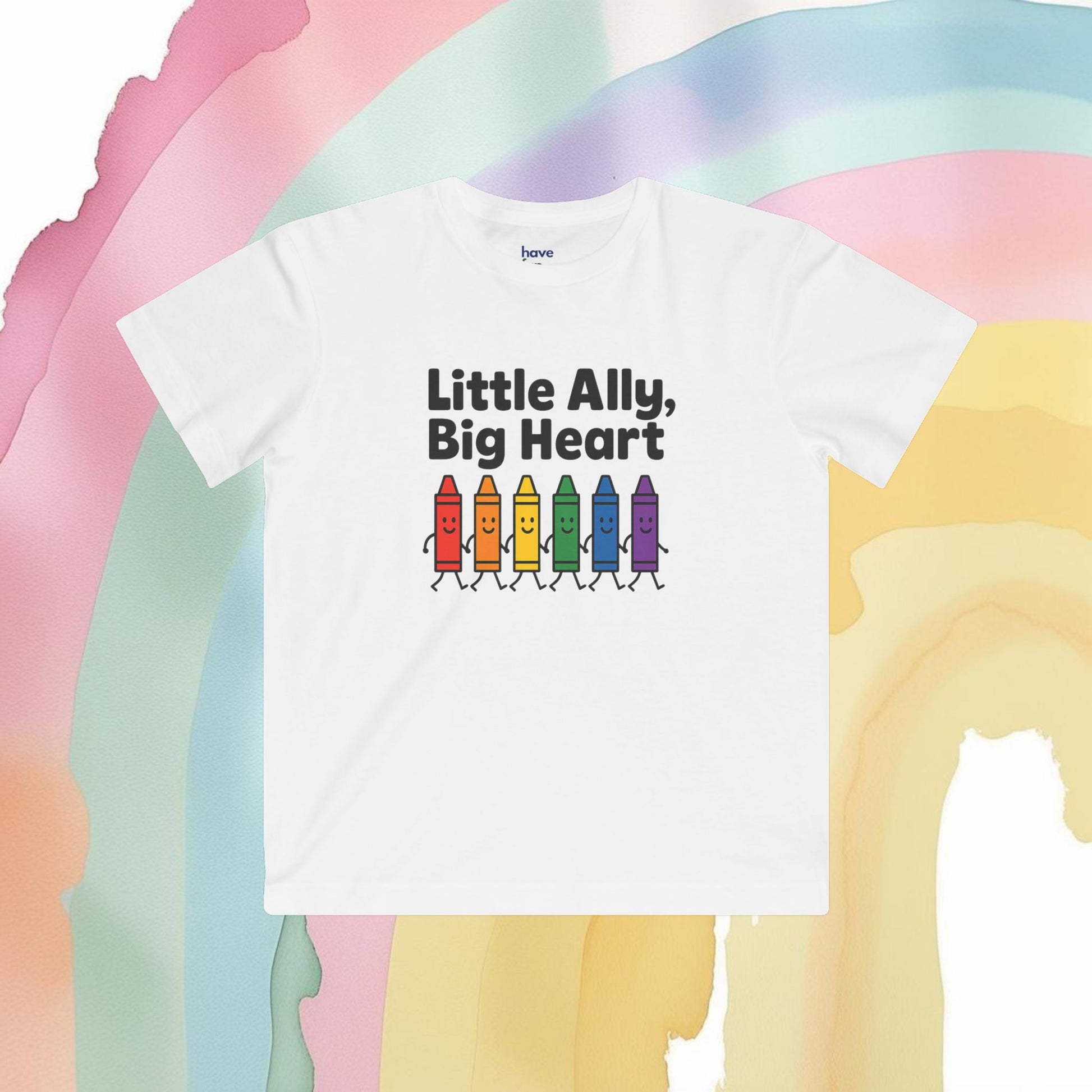 Little Allies, Big Heart – Kids Fine Jersey Tee - Kids clothes | A quirky, joy-filled design from Have Fun Spread Joy.