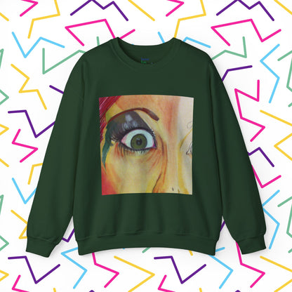 All Through the Sweatshirt | Unisex Heavy Blend™ Crewneck Sweatshirt - Sweatshirt | A quirky, joy-filled design from Have Fun Spread Joy.