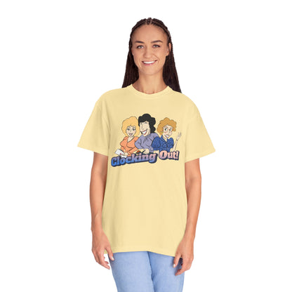 Working 9 to Fabulous | Unisex Garment-Dyed T-shirt - T-Shirt | A quirky, joy-filled design from Have Fun Spread Joy.