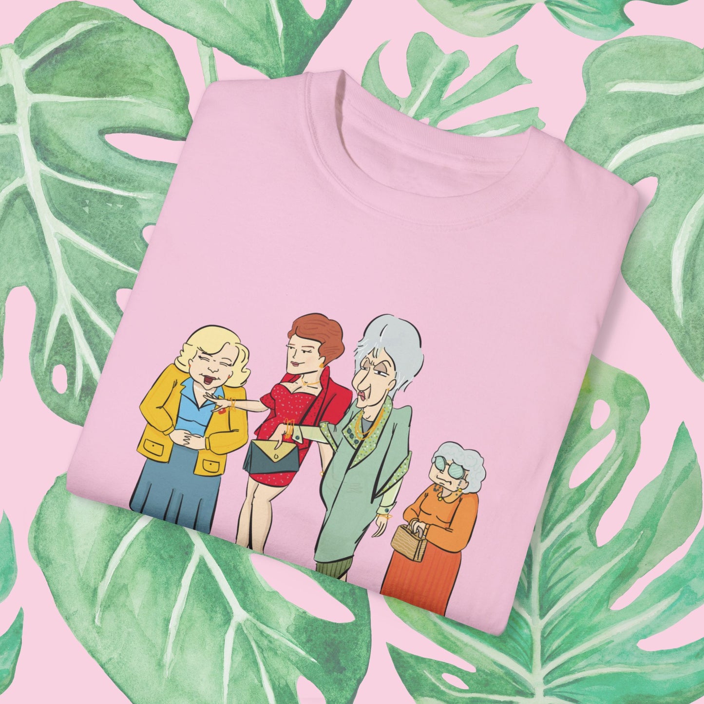 Golden Girls Illustrated | Unisex Garment-Dyed T-shirt