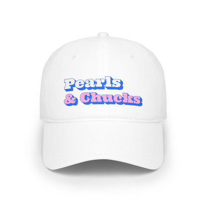 Pearls & Chucks General Low Profile Baseball Cap - Hats | A quirky, joy-filled design from Have Fun Spread Joy.