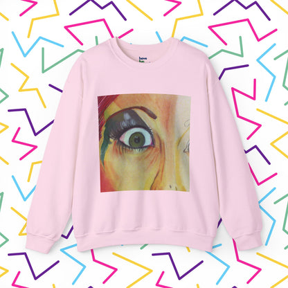 All Through the Sweatshirt | Unisex Heavy Blend™ Crewneck Sweatshirt - Sweatshirt | A quirky, joy-filled design from Have Fun Spread Joy.