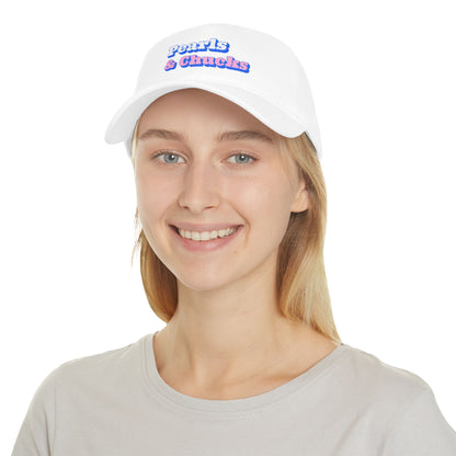 Pearls & Chucks General Low Profile Baseball Cap - Hats | A quirky, joy-filled design from Have Fun Spread Joy.