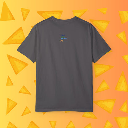 Queso Slut Tee | Unisex Garment-Dyed T-shirt - T-Shirt | A quirky, joy-filled design from Have Fun Spread Joy.