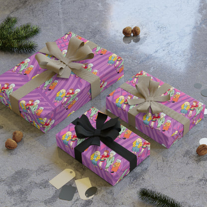 Thank You for Unwrapping a Friend | Gift Wrapping Paper Rolls, 1pc - Home Decor | A quirky, joy-filled design from Have Fun Spread Joy.