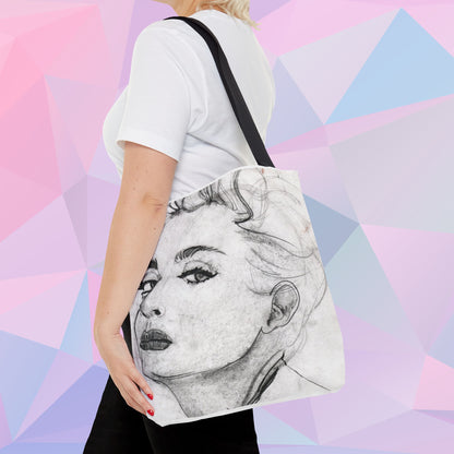 Living in a Material Tote | Tote Bag - Bags | A quirky, joy-filled design from Have Fun Spread Joy.