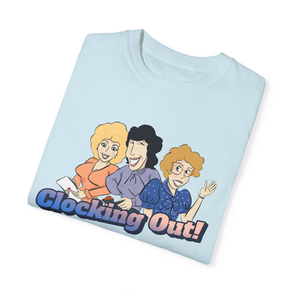 Working 9 to Fabulous | Unisex Garment-Dyed T-shirt - T-Shirt | A quirky, joy-filled design from Have Fun Spread Joy.