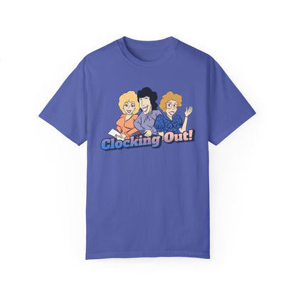 Working 9 to Fabulous | Unisex Garment-Dyed T-shirt - T-Shirt | A quirky, joy-filled design from Have Fun Spread Joy.
