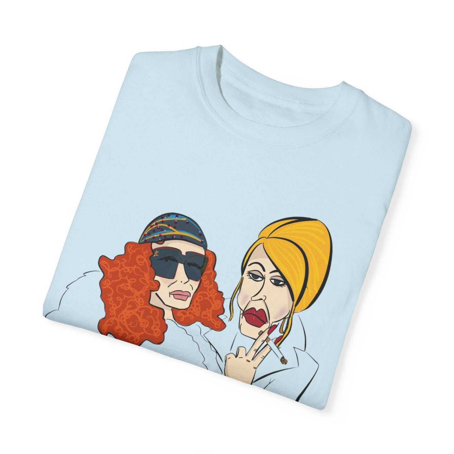 An Absolutely Fabulous Illustrated | Unisex Garment-Dyed T-shirt