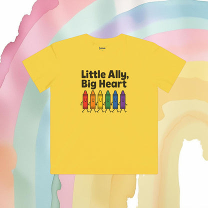 Little Allies, Big Heart – Kids Fine Jersey Tee - Kids clothes | A quirky, joy-filled design from Have Fun Spread Joy.