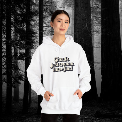 Ghouls Just Wanna Have Fun | Unisex Heavy Blend™ Hooded Sweatshirt - Hoodie | A quirky, joy-filled design from Have Fun Spread Joy.