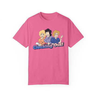 Working 9 to Fabulous | Unisex Garment-Dyed T-shirt - T-Shirt | A quirky, joy-filled design from Have Fun Spread Joy.