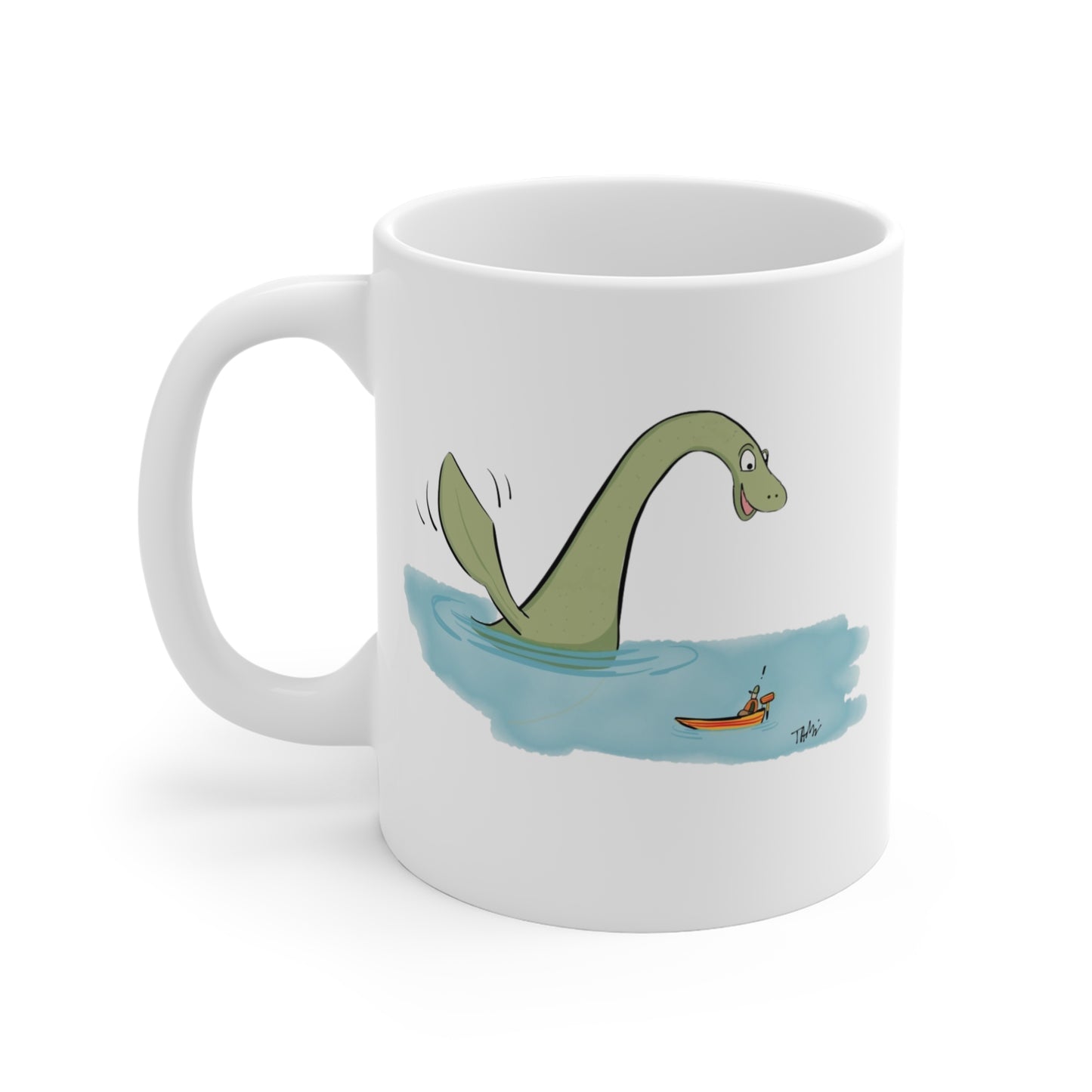 Loch Ness Monster Says Hi Coffee or Tea Mug 11oz