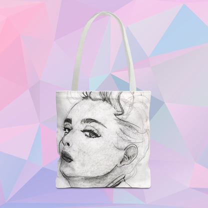 Living in a Material Tote | Tote Bag - Bags | A quirky, joy-filled design from Have Fun Spread Joy.