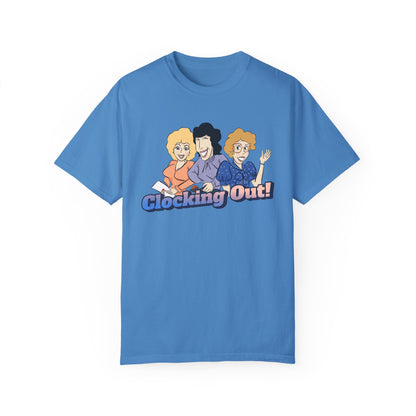 Working 9 to Fabulous | Unisex Garment-Dyed T-shirt - T-Shirt | A quirky, joy-filled design from Have Fun Spread Joy.