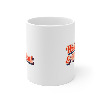 Woke & Whimsical Coffee or Tea Mug 11oz - Mug | A quirky, joy-filled design from Have Fun Spread Joy.
