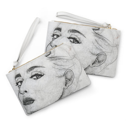 Living in a Material Clutch Bag - Bags | A quirky, joy-filled design from Have Fun Spread Joy.