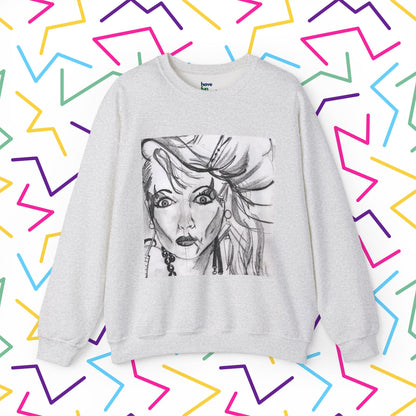 Girls Just Want to Have Cyndi | Unisex Heavy Blend™ Crewneck Sweatshirt - Sweatshirt | A quirky, joy-filled design from Have Fun Spread Joy.