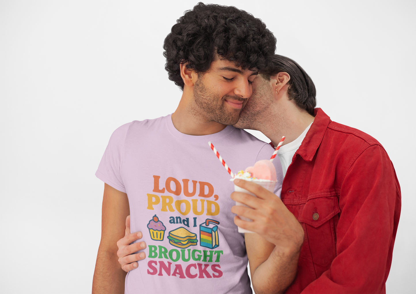 Loud, Proud, and I Brought Snacks Tee - T-Shirt | A quirky, joy-filled design from Have Fun Spread Joy.