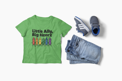 Little Allies, Big Heart – Kids Fine Jersey Tee - Kids clothes | A quirky, joy-filled design from Have Fun Spread Joy.