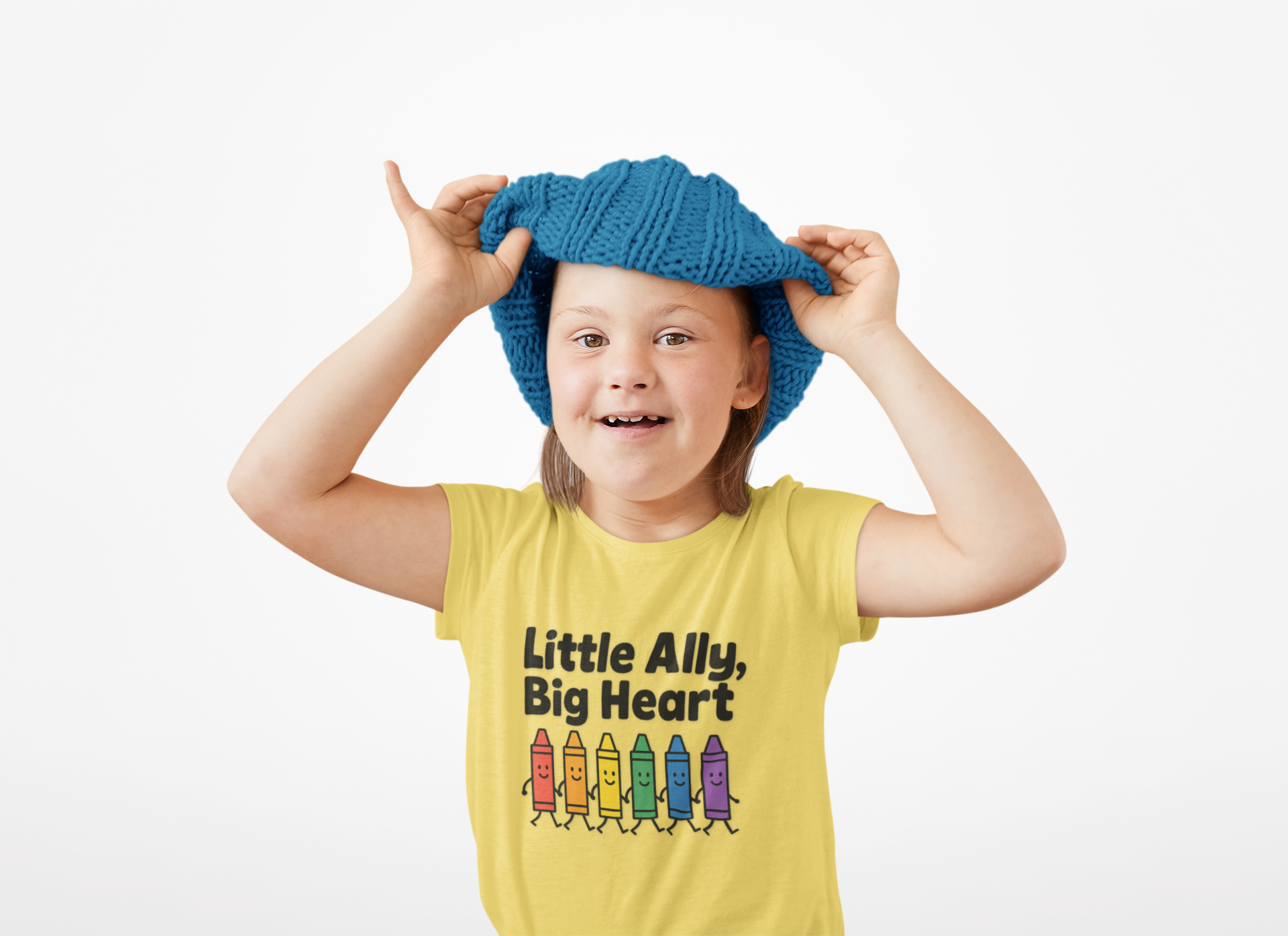 Little Allies, Big Heart – Kids Fine Jersey Tee - Kids clothes | A quirky, joy-filled design from Have Fun Spread Joy.