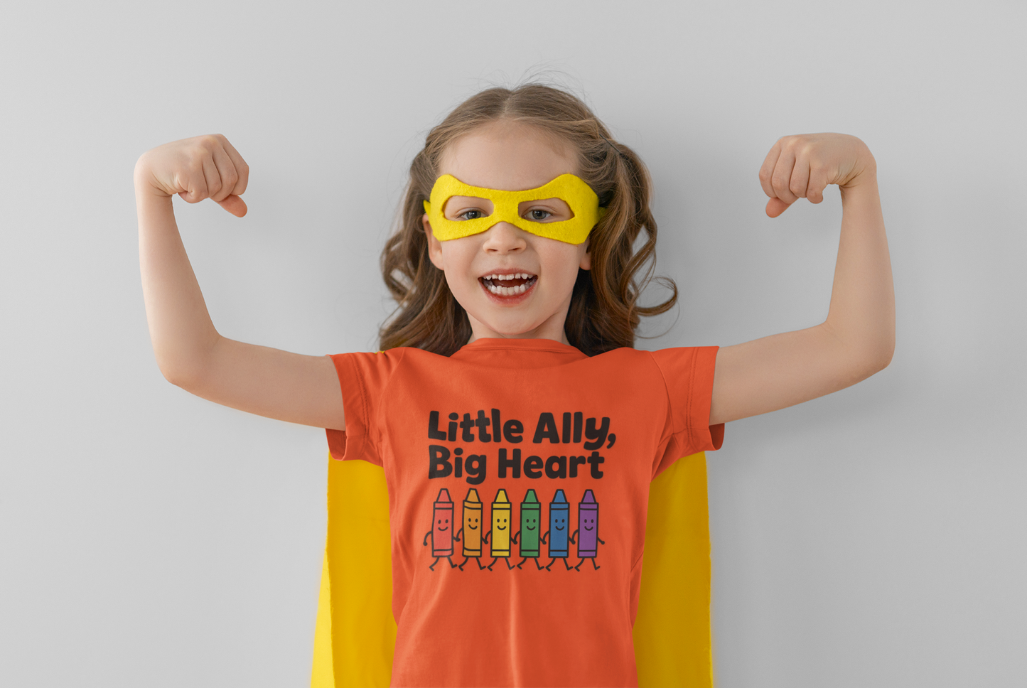Little Allies, Big Heart – Kids Fine Jersey Tee - Kids clothes | A quirky, joy-filled design from Have Fun Spread Joy.