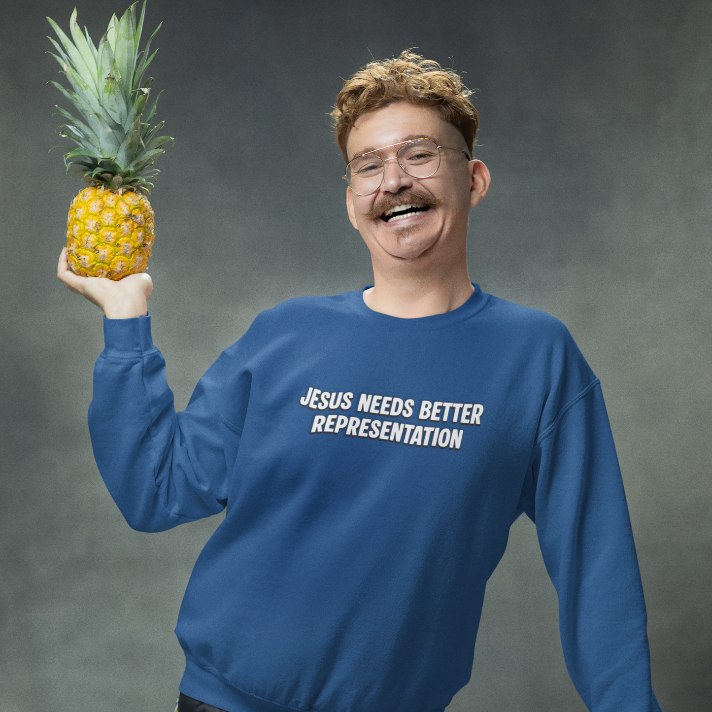 Jesus Needs Better Representation | Unisex Statement Crewneck Sweatshirt