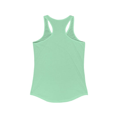 Woke & Whimsical | Women's Ideal Racerback Tank - Tank Top | A quirky, joy-filled design from Have Fun Spread Joy.