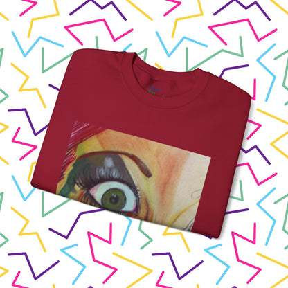 All Through the Sweatshirt | Unisex Heavy Blend™ Crewneck Sweatshirt - Sweatshirt | A quirky, joy-filled design from Have Fun Spread Joy.
