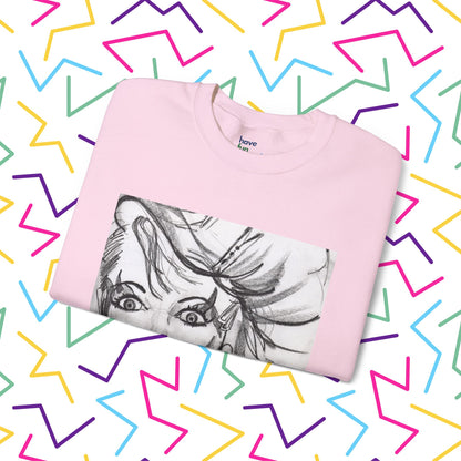 Girls Just Want to Have Cyndi | Unisex Heavy Blend™ Crewneck Sweatshirt - Sweatshirt | A quirky, joy-filled design from Have Fun Spread Joy.