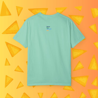 Queso Slut Tee | Unisex Garment-Dyed T-shirt - T-Shirt | A quirky, joy-filled design from Have Fun Spread Joy.