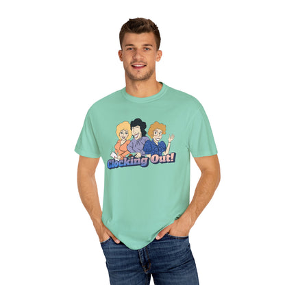 Working 9 to Fabulous | Unisex Garment-Dyed T-shirt - T-Shirt | A quirky, joy-filled design from Have Fun Spread Joy.