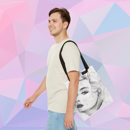 Living in a Material Tote | Tote Bag - Bags | A quirky, joy-filled design from Have Fun Spread Joy.