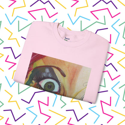 All Through the Sweatshirt | Unisex Heavy Blend™ Crewneck Sweatshirt - Sweatshirt | A quirky, joy-filled design from Have Fun Spread Joy.