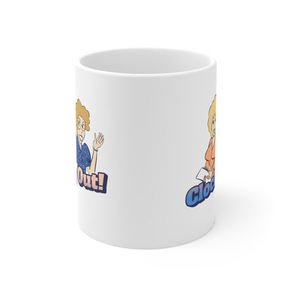 Working 9 to Fabulous Illustrated Coffee or Tea Mug 11oz - Mug | A quirky, joy-filled design from Have Fun Spread Joy.